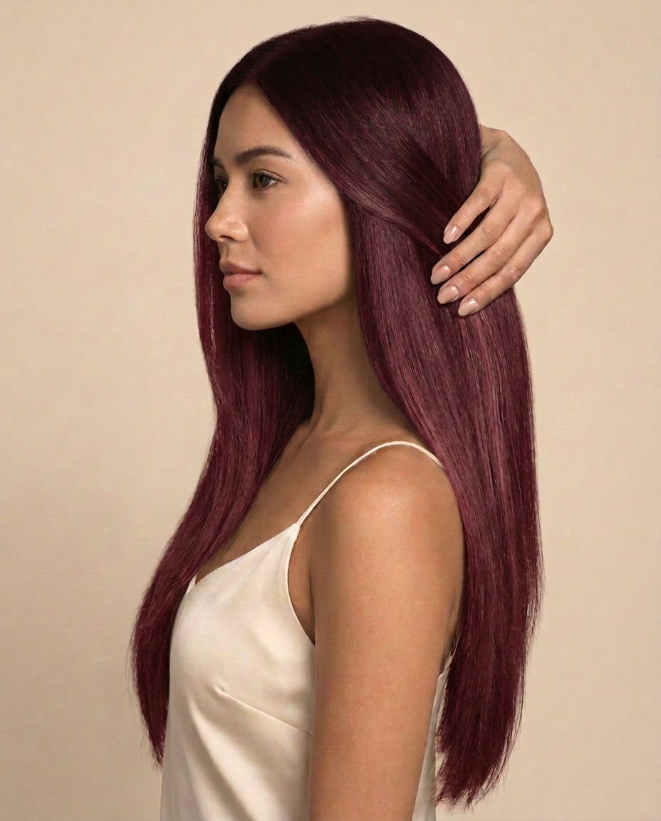 Red · Hair photo